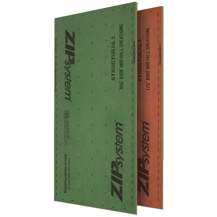 1/2" 4X8 HUBER ZIPWALL OSB
ROOF/WALL SHEATHING - Jamesburg
