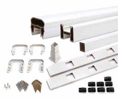 TREX TRANSCENDS 8' STAIR WHITE
COMPLETE RAIL KIT WITH WHITE SQ.
BALUSTERS - Jamesburg