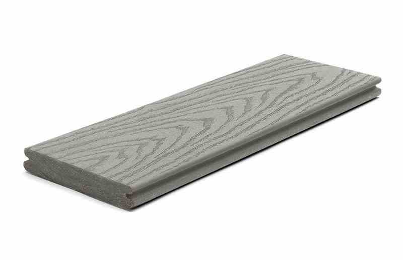 Main 1 - 1X6X20 GROOVED PEBBLE GREY 
TREX SELECT DECKING -