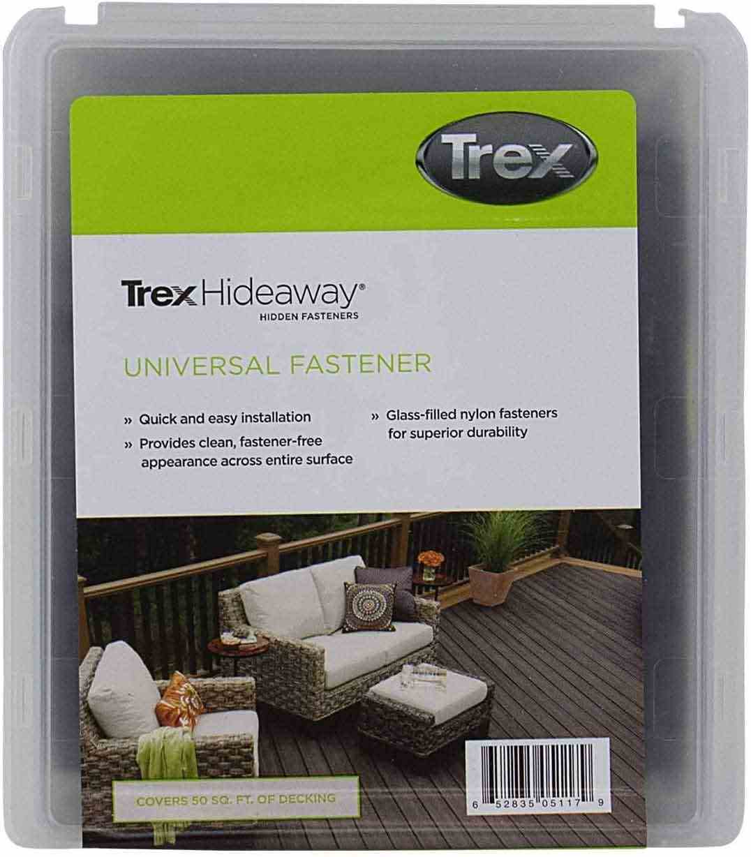 Main 2 - TREX PLASTIC UNIVERSAL FASTENER
50 sq ft bax -