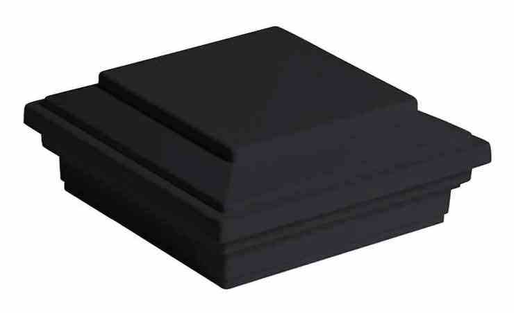 Main 1 - TREX TRANSCENDS 4"X4 FLAT POST
CAP BLACK -