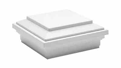 TREX TRANSCENDS 4"X4 FLAT POST
CAP WHITE - Jamesburg